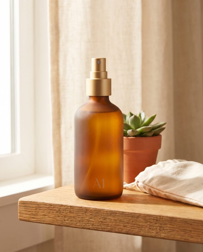 Amber & Teak Room Spray — 8 oz